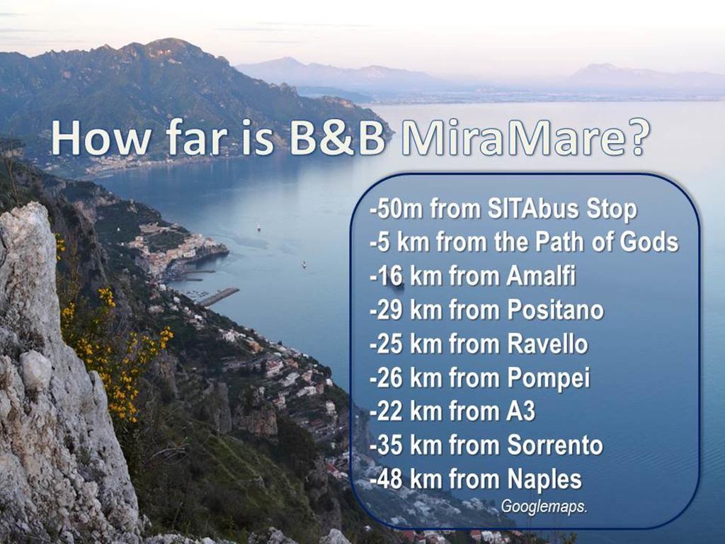 B&B Miramare Agerola Dış mekan fotoğraf